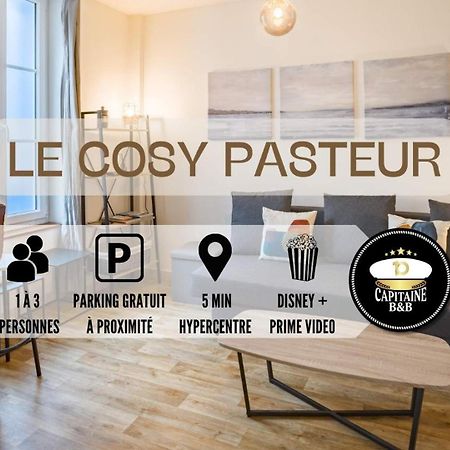Apartament Le Cosy Pasteur 5 Min Hypercentre Parking Public Gratuit A Proximite Troyes Zewnętrze zdjęcie