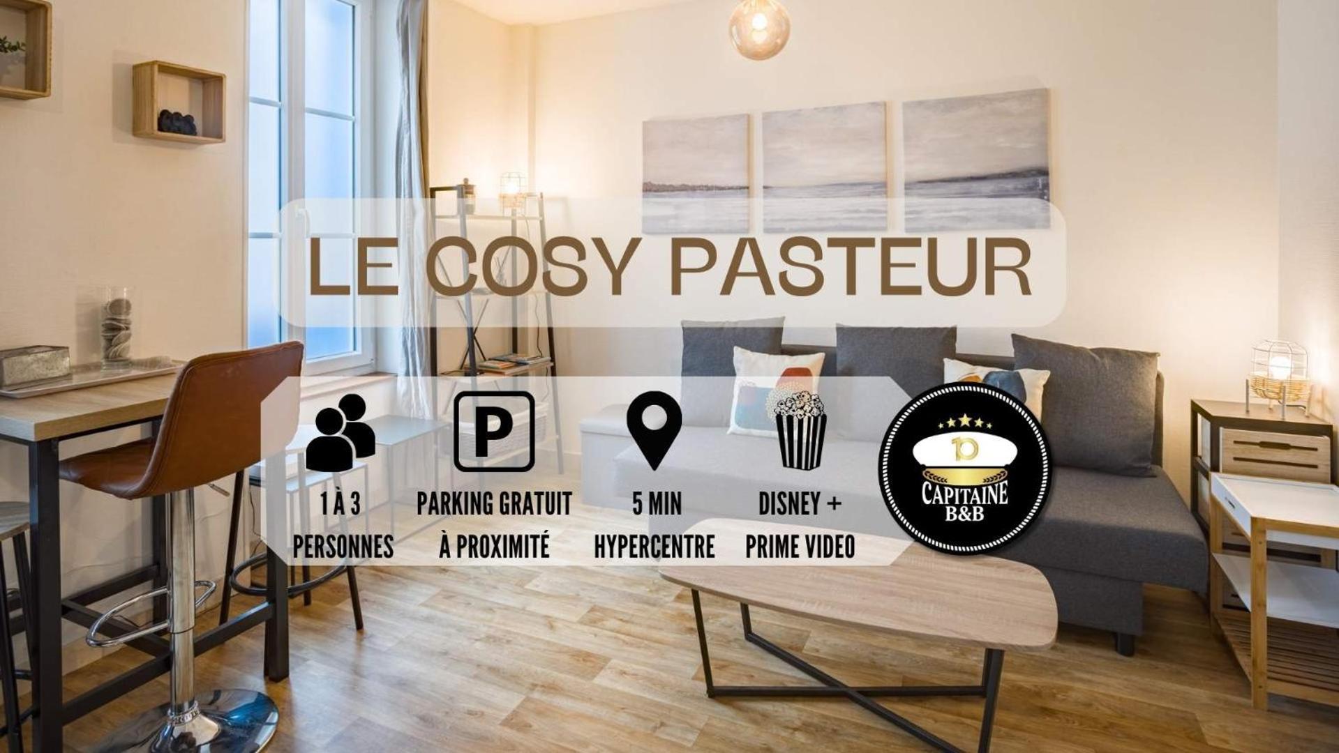 Apartament Le Cosy Pasteur 5 Min Hypercentre Parking Public Gratuit A Proximite Troyes Zewnętrze zdjęcie